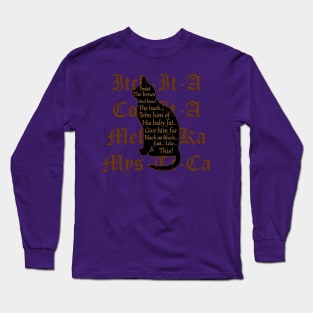 Black Cat Curse Long Sleeve T-Shirt